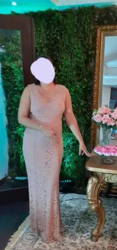 Vestido madrinha rosê claro