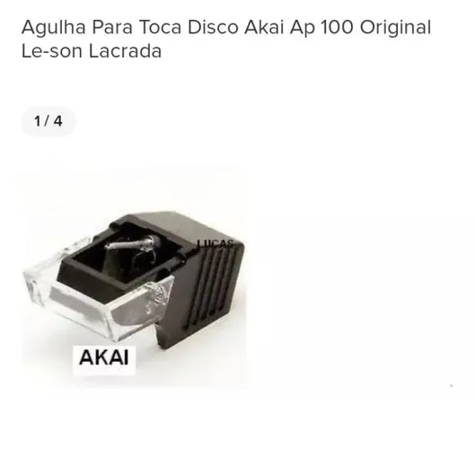 Agulha para Toca Disco Akai Ap 100 Original