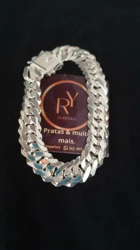 Pulseira de Prata 925 Elo Duplo