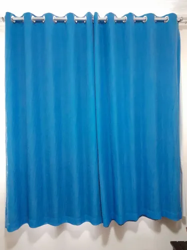 Cortinas azul com forro para  quarto 