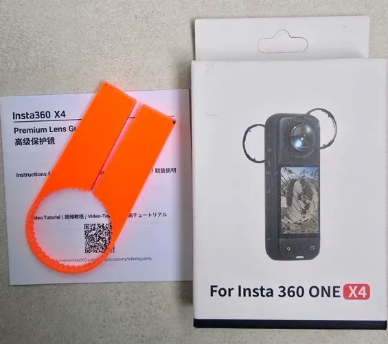 Originais Insta 360 X4 Protetores de lente premium e Ferramenta prá remoção de lente