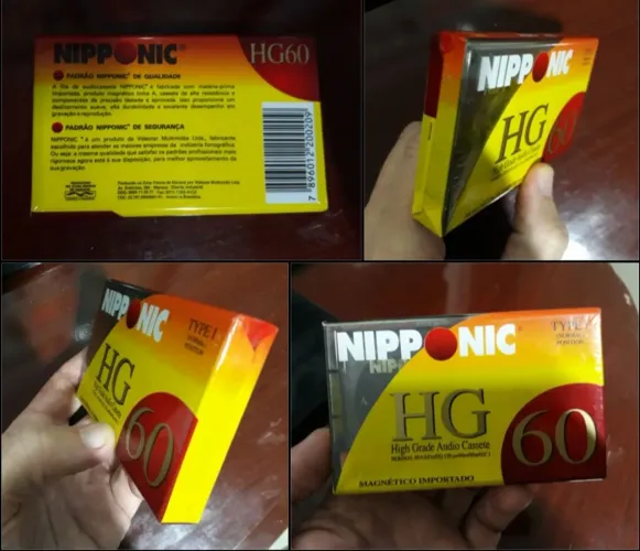 Fita K7 Nipponic HG60 - High Grade - Nova