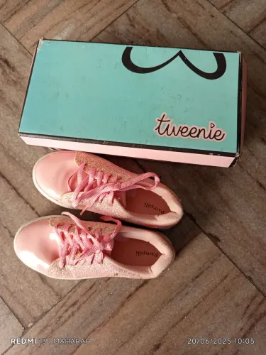 Tênis Infantil Pampili Rosa Glitter - Novo!