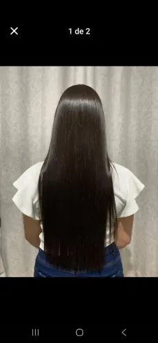 Cabelo longo e saudável