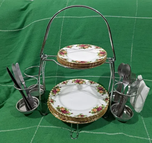 Suporte para pratos e talheres Brinox