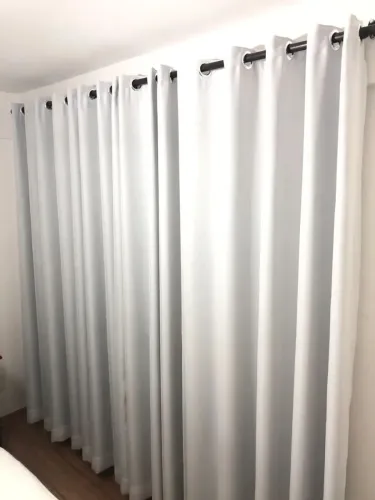 Cortina blackout branca