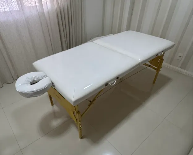 Maca Portátil Legno Massagem, 80cm largura