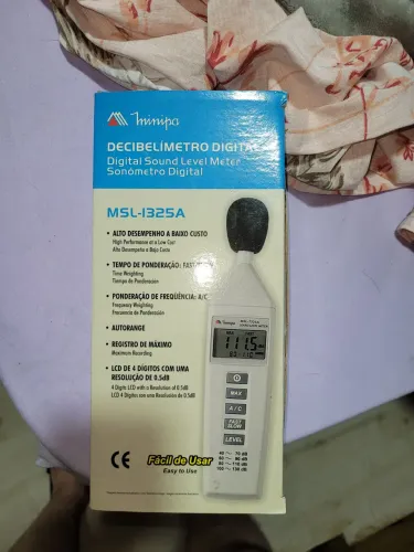 Impecável - Decibelímetro Digital MSL-1325A - Iminipa