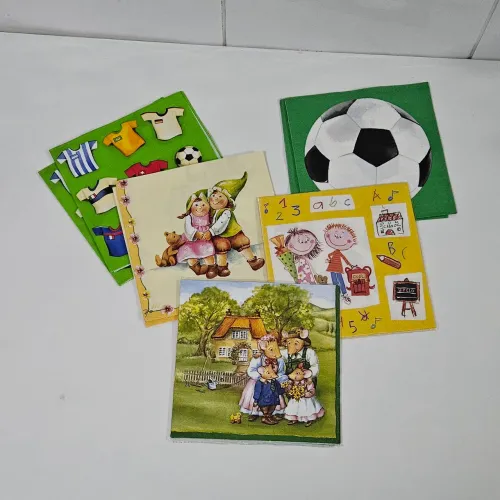 Lote de Guardanapos para artesanato - 10un