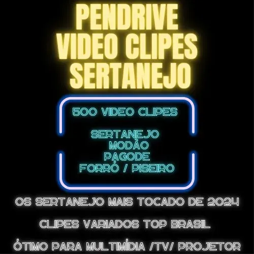 Pendrive video clipes