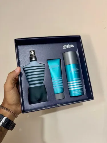 Kit Perfume Jean Paul Gaultier Le Male desodorante e gel original lacrado adipe. 