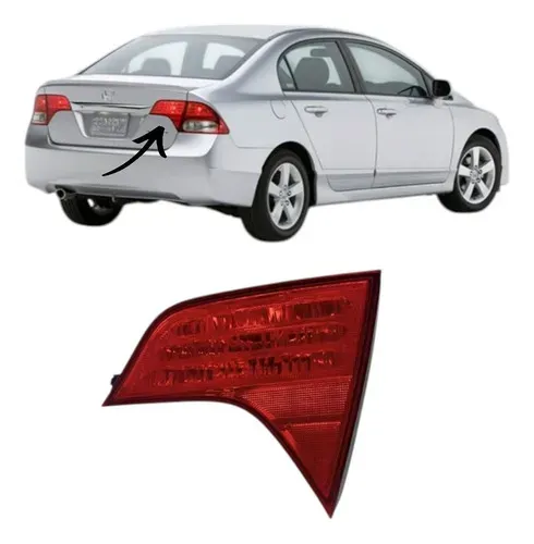 Lanterna New Civic Porta Mala 2007-2011 Original Seminovo Ld Direito Vermelho