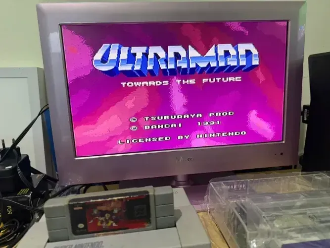 Ultraman Towards The Future Jogo Cartucho Super Nintendo