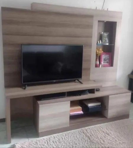 Estante para sala com luz