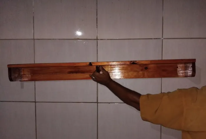 Par de Prateleira de Madeira