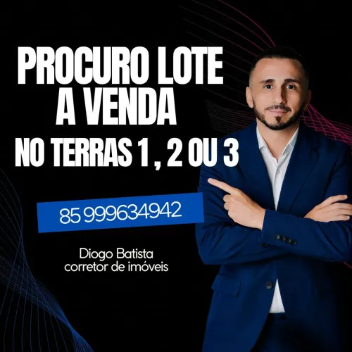 Você proprietário que tem lotes nos terras, na cidade alpha Ceará em Eusébio, venda rapido