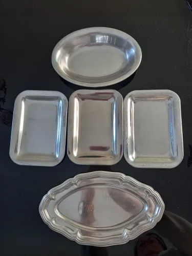 5 Travessa aço inox