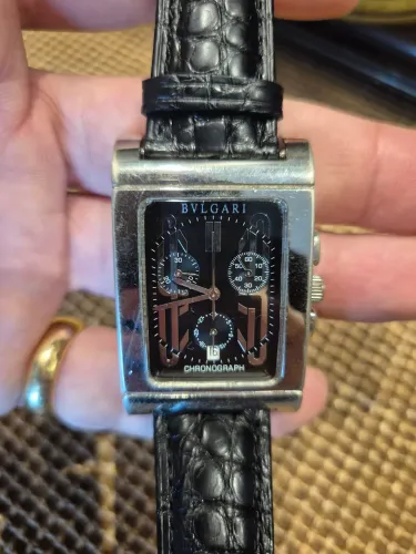 Relógio Bvlgari Rettangolo Chronograph RTC 49 S