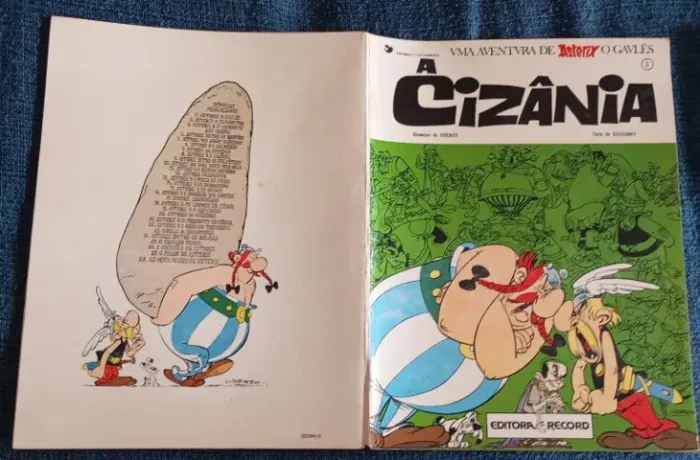 ( Leia ) Revista Asterix A Cizânia Record