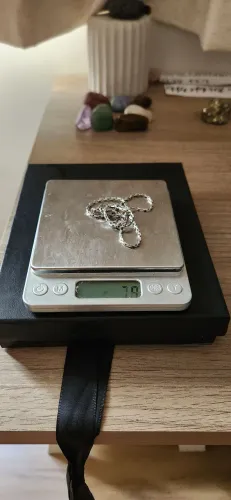 Cordão corrente de prata 950.