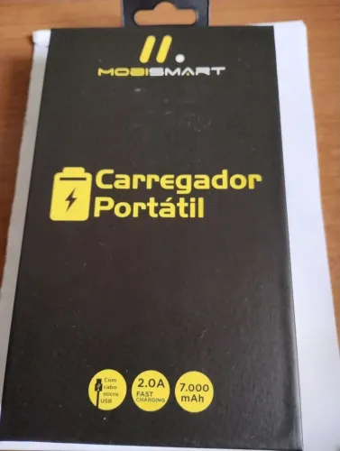 Power bank carregador portátil Mobismart 7000mAH