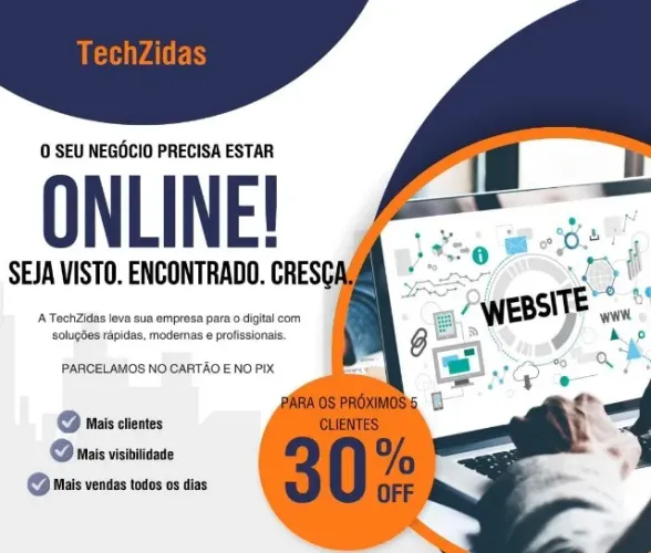 Criação de site/Web design