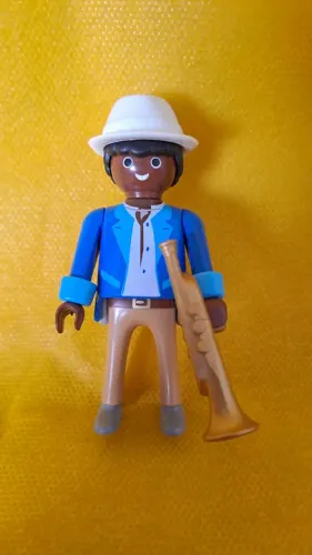* MT Playmobil Trompetista Série 12 Surpresa Louis Armstrong