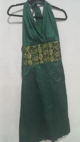 Vestido de festa verde