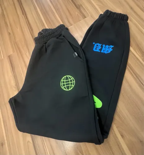 Calça Moletom Preta Estilo Streetwear - P Grande 