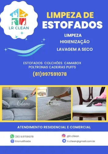 Lavagem limpeza de Estofados