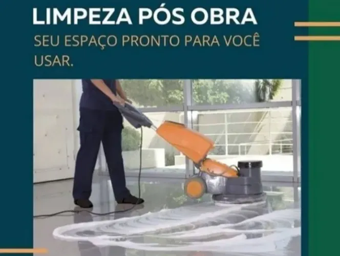 Limpeza pós obra, venha conferir 