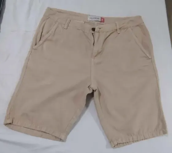 Bermuda Polo Wear | Masculina | Bege | Tamanho 44
