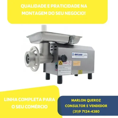 Moedor de Carne Beccaro Boca 08 Novo