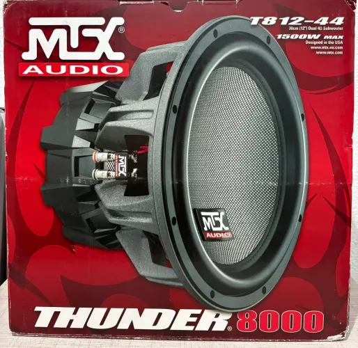 MTX thunder 8000 12 polegadas zero novos sem uso 