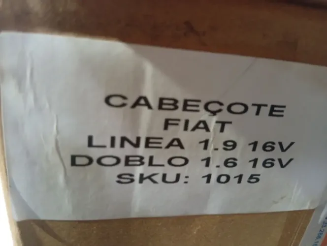 Cabeçote Fiat: Linea 1.9 16v; Doblo 1.6 16v; SKU 1015