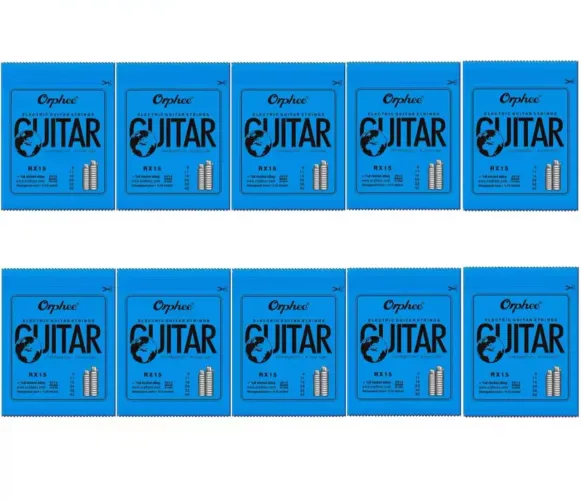 10 Set de Cordas de Guitarra Orphee - Atacado