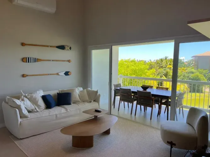 Lindo apartamento 3/4 Mobiliado no Village dos Ipês - Acesso às piscinas naturais - Praia 