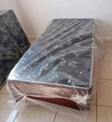 Box de Cama conjugado Colchão Acoplado Espuma Mola Temos Bicama Roupeiro Cômoda Sapateira