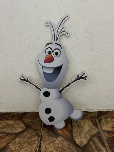 Display de chão do olaf Frozen