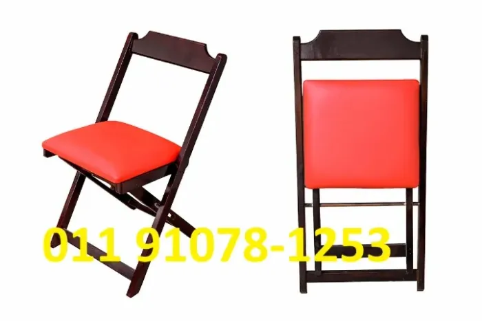 cadeira dobravel estofada
