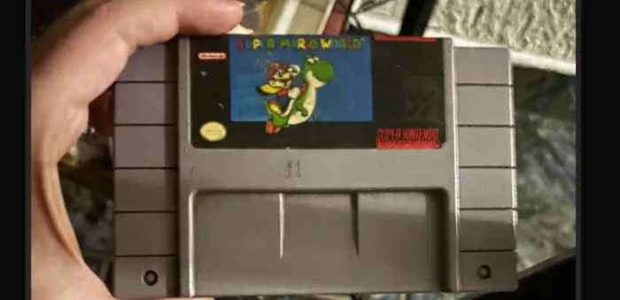 Fita Super Mario World Para Super Nintendo