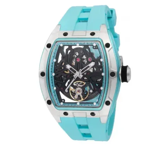 Relógio Masculino Invicta 49031 S1 Rally Automático Esqueletizado Azul
