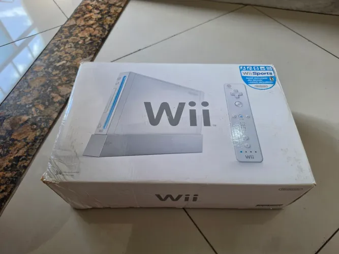 Caixa Nintendo Wii Completa