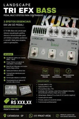 Pedal Landscape TRI EFX