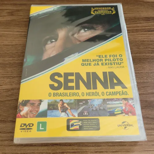 DVD documentário Senna O brasileiro, o herói, o campeão