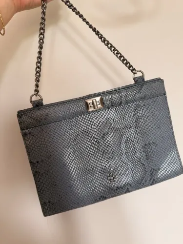 Bolsa capodarte couro de cobra