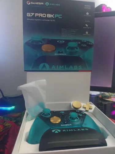 CONTROLE GAMESIR G7 PRO 8K AIMLABS COMPLETO