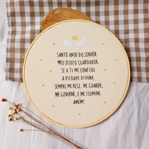 oração do Santo Anjo - Baby decoração Infantil