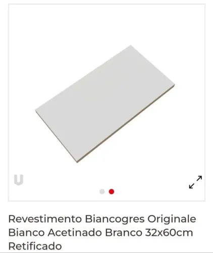 Revestimento biancogress acetinado