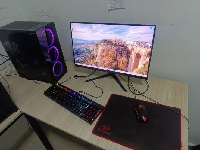 PC GAMER COMPLETO (Ryzen 5500 + RX 580 8GB) + Periféricos